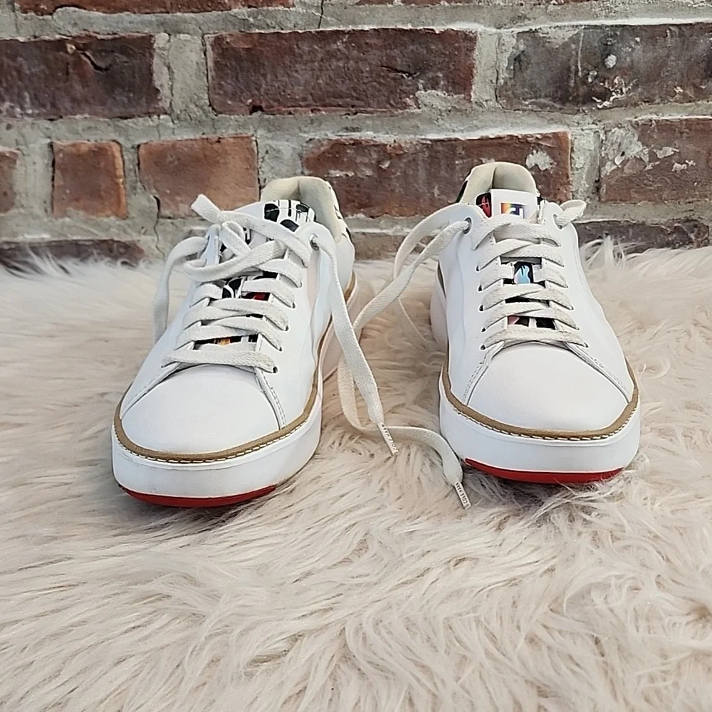 Cole Haan Women's GrandPro Topspin Sneakers White/Graffiti, Size 9B - Picture 8 of 17